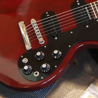 1976 Gibson Melody Maker Electric Guitar Cherry Red + HSC image 6