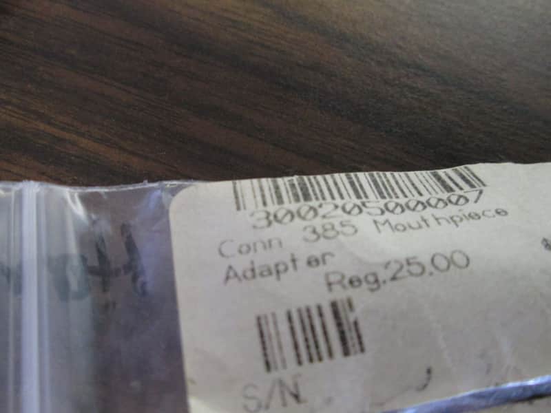 CONN brand ? (new old stock) MPC 385 Mouthpiece Adaptor 2010s Nickel Silver image 1