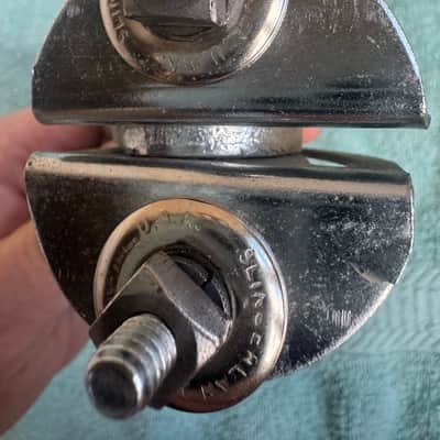 Slingerland Vintage Radio King Rack Tom Drum Arm Mount Part 50s - Chrome image 3