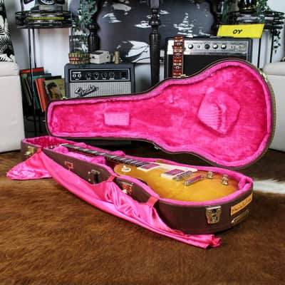 Preowned 2017 Gibson Les Paul Tribute Electric Guitar - Satin Faded Honey Burst w/ Gator Hardshell Case image 16