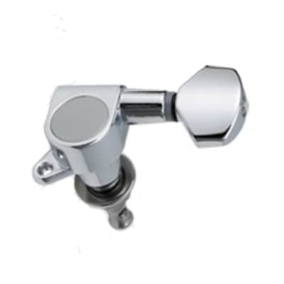 Tuning Keys set of 6 Chrome by Budreau Guitars image 4