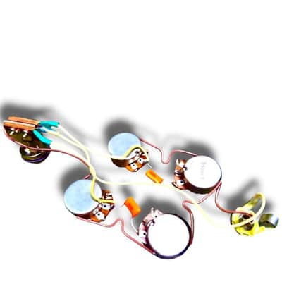 Epiphone SG 50’s wiring harness Alpha 5/16 shaft 500K pots .022uF Orange Drops image 1