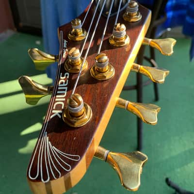 ‘94 Samick Artist Series  6 string neck-thru Bass image 21