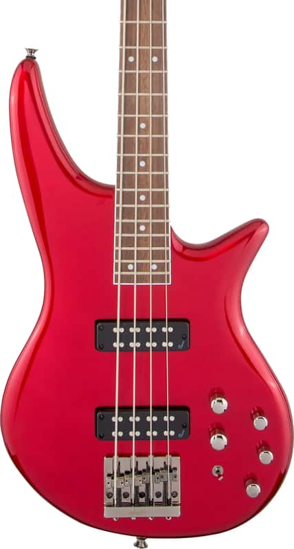 Jackson JS3 Spectra 4-String Bass Guitar, Laurel Fingerboard, Metallic Red image 1