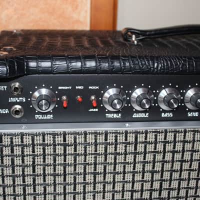Immagine Amplified Nation Overdrive Reverb 2023 - 50W version - Custom Black Crocodile - Head + 2 x 12" Warehouse WGS12L Cab ! - 3
