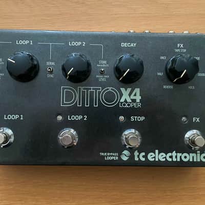 Used TC Electronic Ditto X4 Looper 2016 - Present - Black image 1