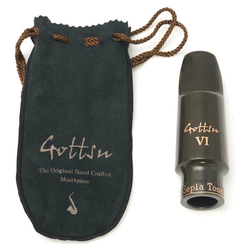 Gottsu [Store Display Item Special Price] [Opening Sale: 7*] Gotts Tenor Saxophone Mouthpiece, Hard Rubber, Sepia Tone VI [Grand Clearance Sale] image 1