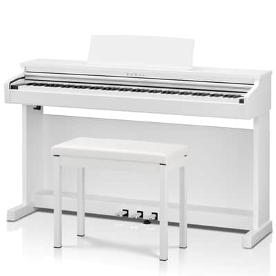 Kawai CX202 Digital Piano with Bench - Satin White COMPLETE HOME BUNDLE image 2