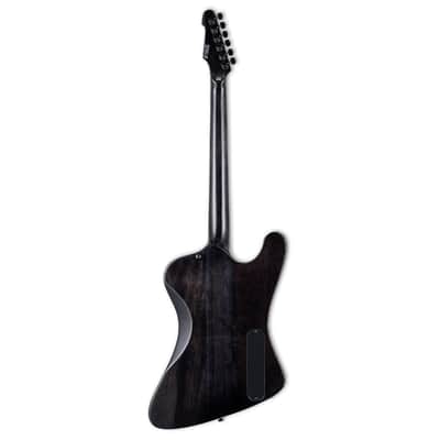 ESP LTD PHOENIX-1000 QM Left Handed Guitar - See Thru Black Sunburst image 8