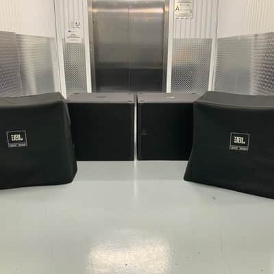 JBL SRX918S Dual Subwoofer Bundle - Mint Condition w/ Casters + Deluxe Covers + PowerCon Power cords image 9