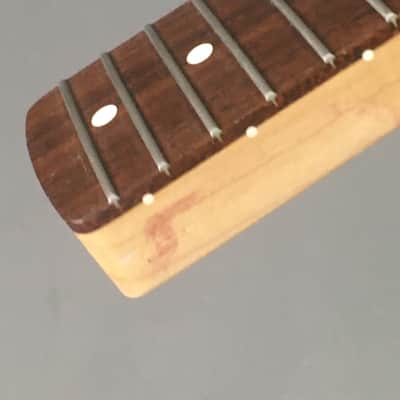 Ultra Rare Vintage Fender Lefty Stratocaster Neck 2003 Strat Rosewood Super Flame Maple 🍁 image 13