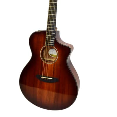 2019 Breedlove Pursuit EX Concert CE MM Acoustic Electric Guitar, Bourbon Burst image 1