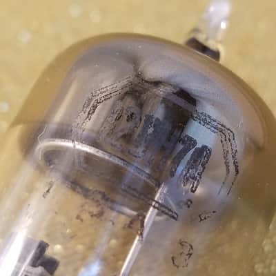 Tung-Sol Matched Pair (2) 12BH7A tNOS AT1000 TESTED Vacuum Tubes black plate 12BH7 dual triode 1950-1960 image 14