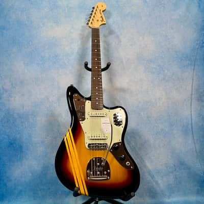 *NEW* 2025 Fender Japan Limited Edition Traditional Collection, 60's Jaguar Competition 3-Color Sunburst / Aged Natural, MIJ JD25 image 1