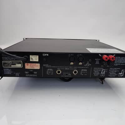 Crown Macro-Tecs 600 power amp 2000's - Silver Black imagen 4