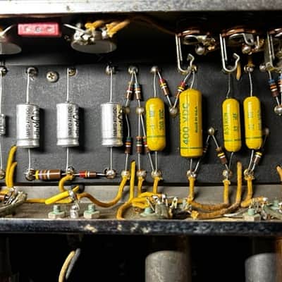 Fender Vintage 1958 Harvard Tweed 5F10 Circuit 1 x 10" 10 Watt Narrow Panel Amp RARE! image 10