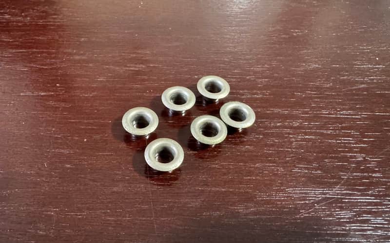 Gibson Vintage 1957 Kluson Nickel Tuner Ferrules Bushings 1956 1956 1958 1959 1960 image 1
