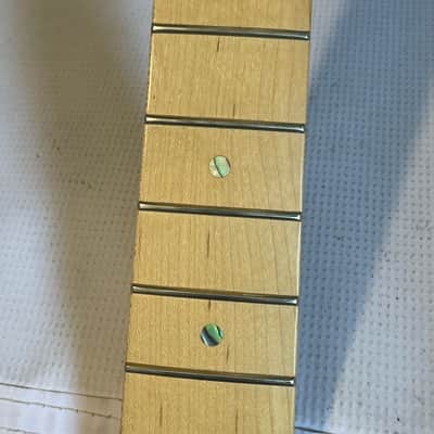 2004 Fender USA American 50th Anniversary Deluxe Stratocaster Guitar Neck 22 Fret Maple FB (Clean) image 12