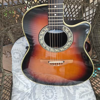 OVATION 1112-1 USA MINT! CUSTOM BALLADEER 1977 SUNBURST | Reverb