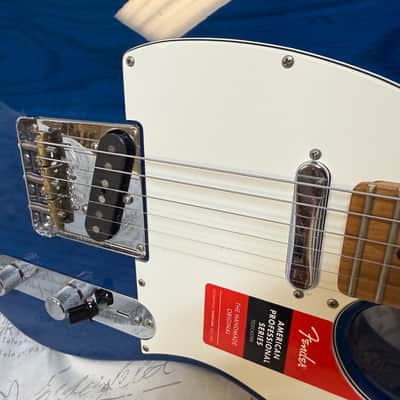 2019 Fender American Professional Telecaster Limited Roasted Neck Sapphire Blue Transparent Light Ash Body ONLY ONE ON THE ENTIRE INTERNET!! image 14