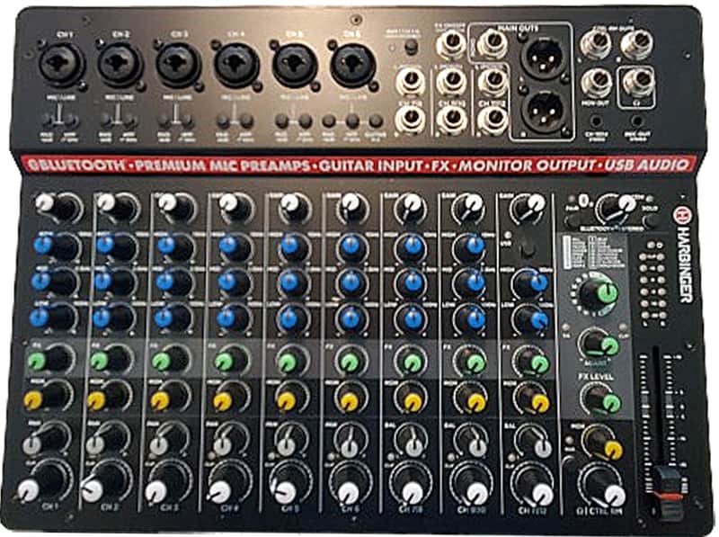 Harbinger LV14 14-Channel Mixer 2022 - Present - Black image 1