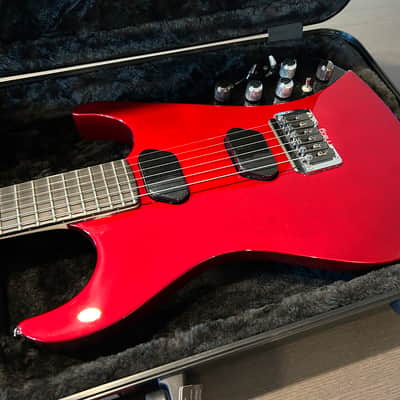 Moog E-1 electromagnetic infinite sustainer guitar - Candy Apple Red image 2