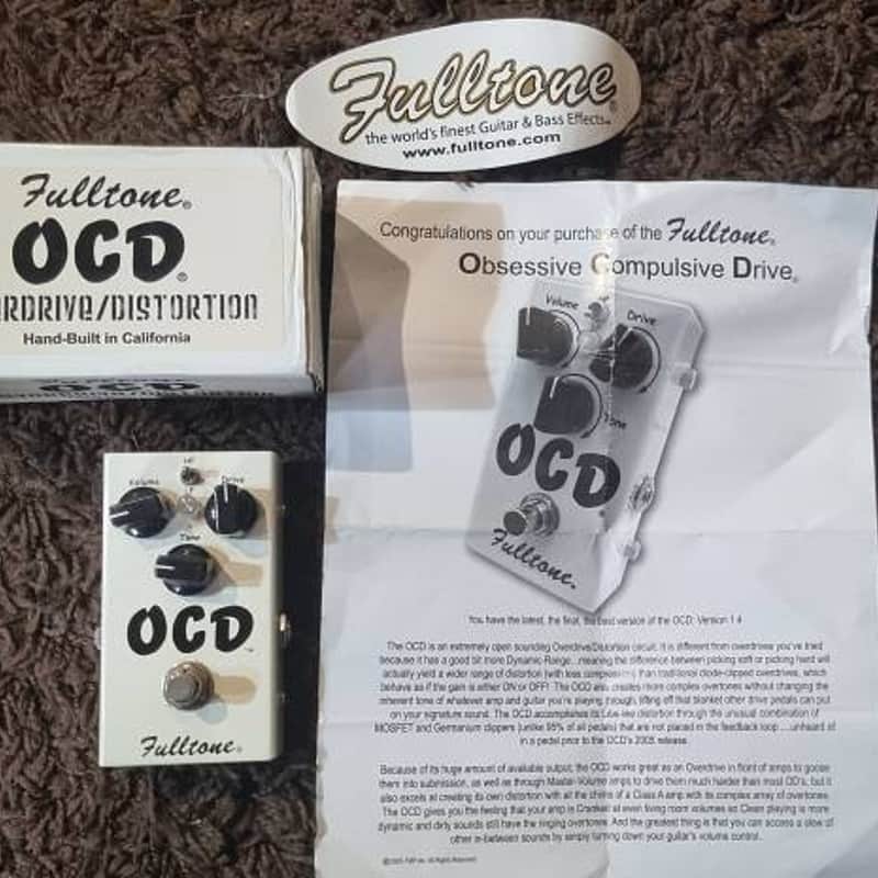 2000s Fulltone OCD V1 Series 3 White