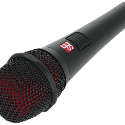 Immagine Se Electronics V7 PTT Handheld Dynamic Microphone w/Push-To-Talk Switch+Clip - 4