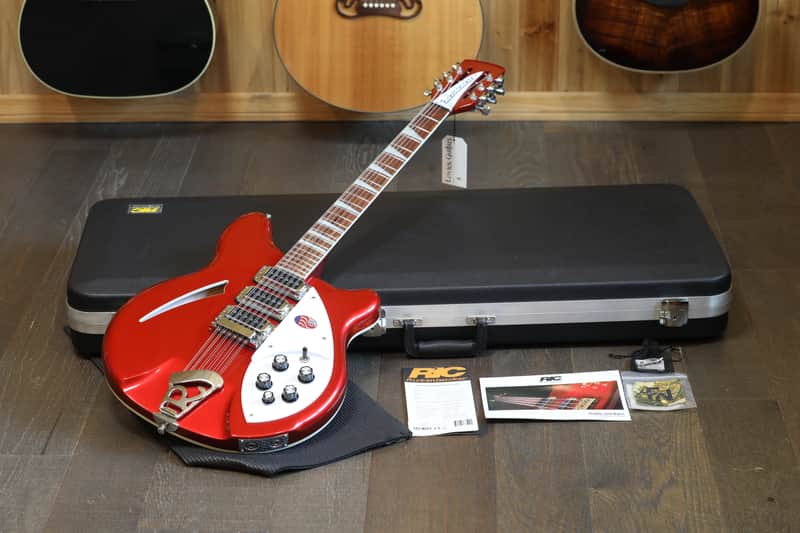 Minty & Rare! 2013 Rickenbacker 370/12 Semi-Hollow Electric Guitar Ruby Red + OHSC image 1