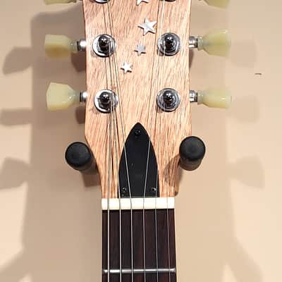 Custom Designed & Crafted Double Cutaway 1959 Les Paul Jr. Style-Matte White Howlite Stones Serial #069 2025 image 10