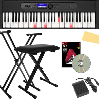 Casio LK-S450 Casiotone 61-Key Lighted-Key Keyboard w/ Adjustable Stand