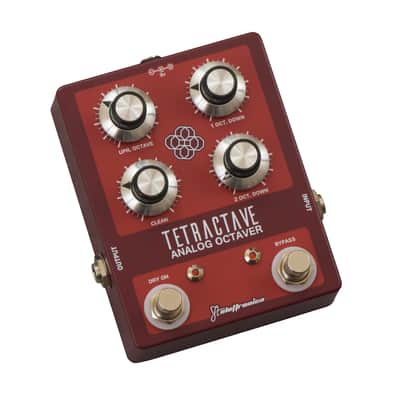 FTelettronica Tetractave Analog Octaver Red / Bordeaux image 3