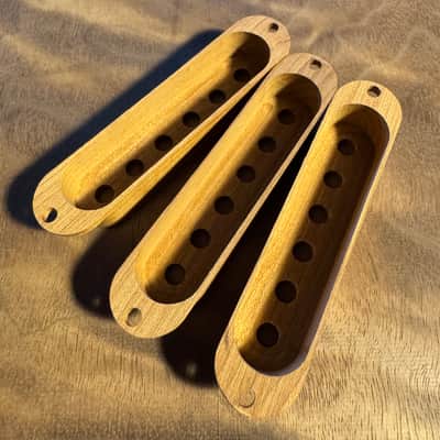 Guilford Roasted Maple Single Coil Pickup Cover Set - fits Fender USA 53mm poles image 2