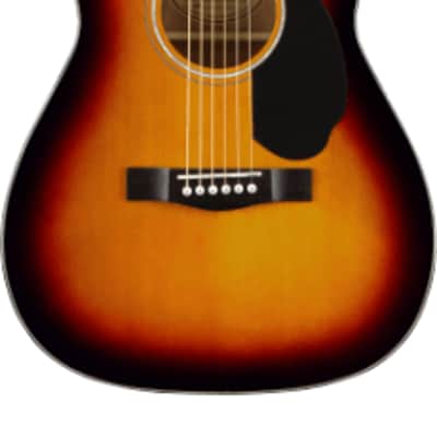 Fender CC-60S Concert Solid Spruce Top Acoustic Guitar Sunburst image 1