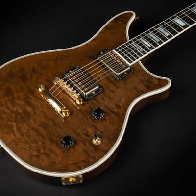 2017 Gibson Custom Shop Modern Double Cut Custom - DC Rust | USA Limited Edition 1 / 25 Apex Headstock "AAA" Quilt Top| CoA OHSC image 6