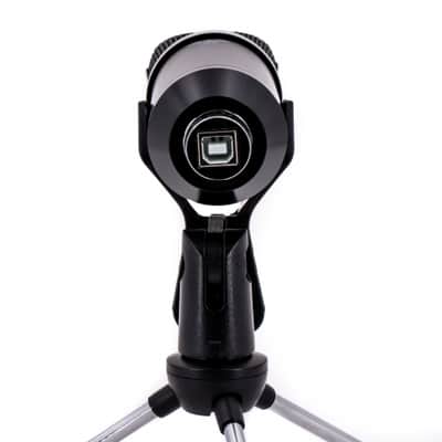 USB Studio Condenser MicrophoneSide Address High Fidelity Incl. Tripod Stand, Clip Cable Windscreen image 4