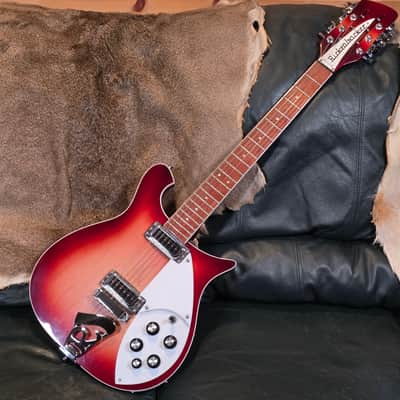 1996 Rickenbacker 620/12 Fireglo 12-String Solid Body Electric Guitar with OHSC image 2