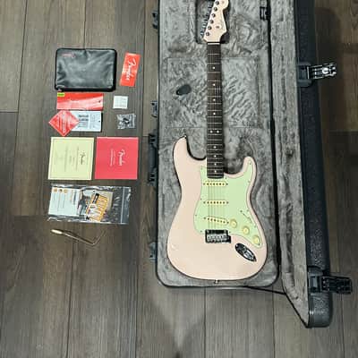 Fender American Professional II Stratocaster with Rosewood - Shell Pink with Matching Headstock image 1