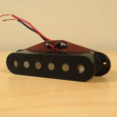 Vintage Red Bobbin Stratocaster Pickup Bridge Single Coil FOR PARTS NOT WORKING* image 8