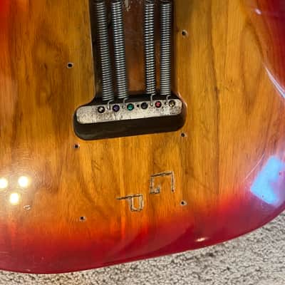 Vintage 1979 Fender Stratocaster with Maple Fretboard Sienna Sunburst image 18
