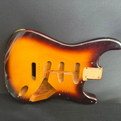 🔥 Fender Custom Shop 1957 Stratocaster Relic Body – Chocolate Burst – COA & Neck Plate 🔥 image 11