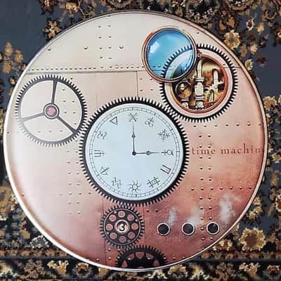 Neil Peart TIME MACHINE 22” Bass Drum Head Collectible & BONUS !!! image 1