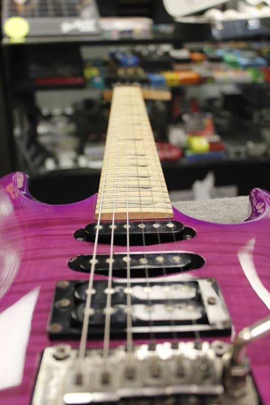 RARE Trans Purple Kramer Striker 211 with Floyd Rose | Reverb
