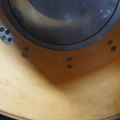 Ludwig Concert Tom 14" Diameter x 10" Depth 1970s - White Perloid image 12