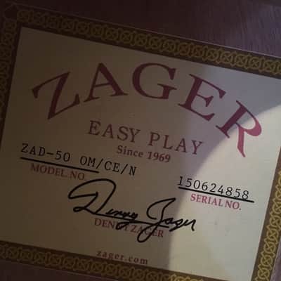Zager ZAD-50 OM/CE/N  2016 Natural image 4