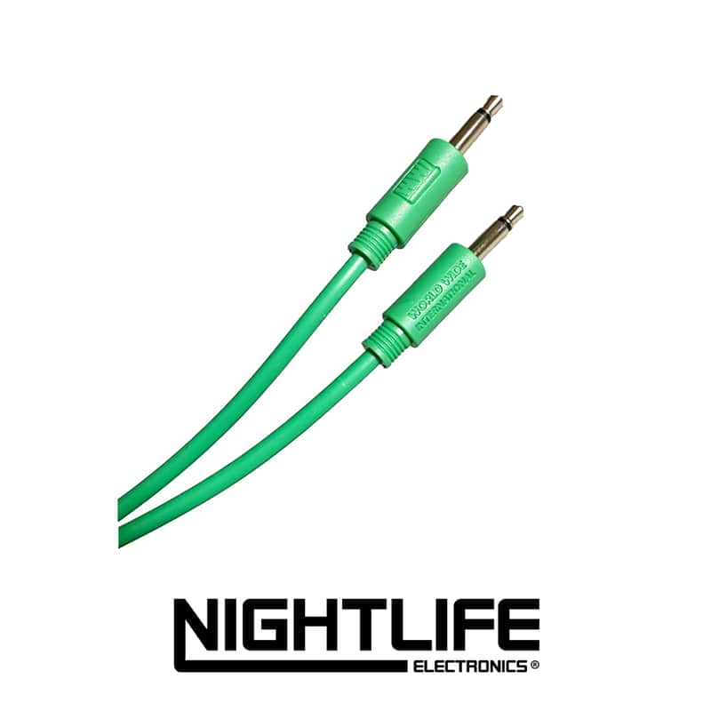 WWI 3.5mm Patch Cable 5/pk - 65cm - Green image 1