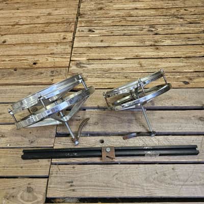 Remo 8" And 10" Roto Tom Set With Bar USED! RKROT150426 image 3