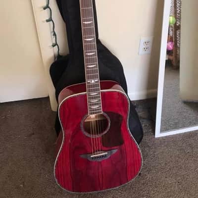 Keith Urban Acoustic Guitar  Cherry Red image 1