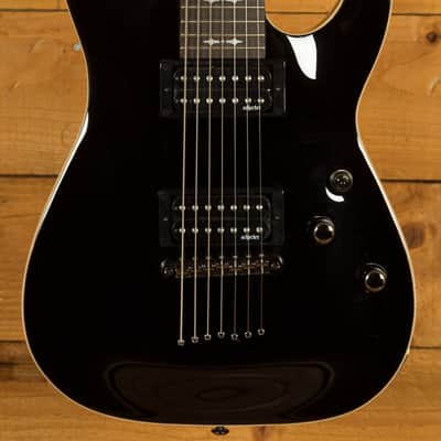 Schecter Omen-7 - Rosewood - Gloss Black - 7-String image 1