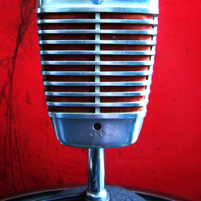 Vintage 1950's Shure 51 dynamic Microphone multi Z w cable image 4